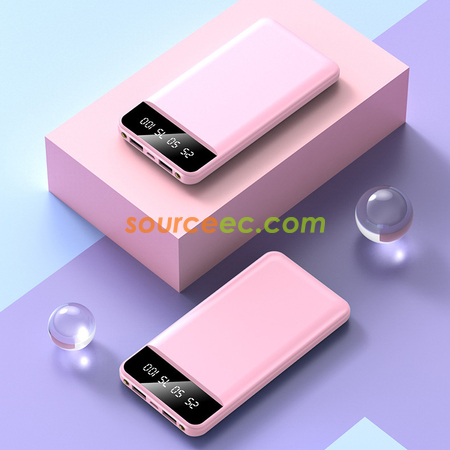 客製化超薄數顯行動電源禮品