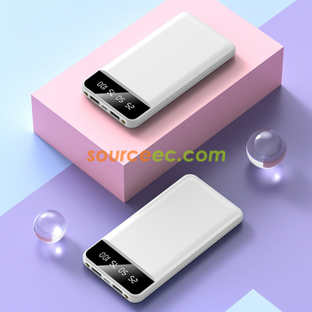 客製化超薄數顯行動電源禮品