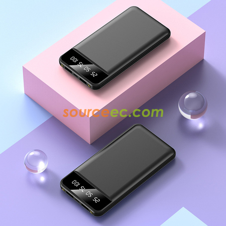 客製化超薄數顯行動電源禮品