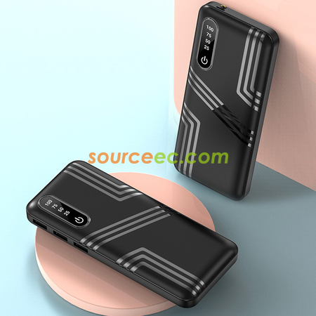 客製化LED數顯便捷行動電源禮品