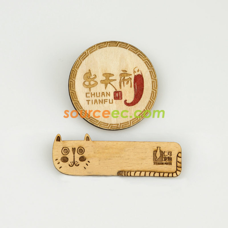 客製化木製胸章禮品