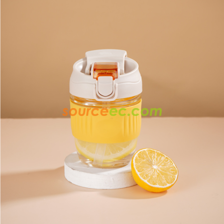 客製化雙飲口玻璃杯禮品