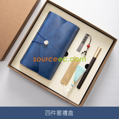 客製化筆記本套裝 (筆記本+筆+書籤 + USB隨身碟)禮品