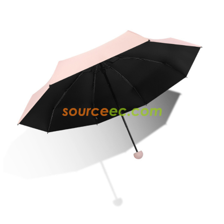 客製化五摺口袋防曬雨傘禮品