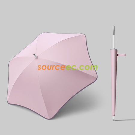 客製化圓角反光條直桿傘禮品