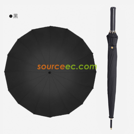 客製化素色16骨高爾夫雨傘禮品