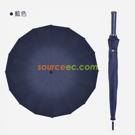 客製化素色16骨高爾夫雨傘禮品