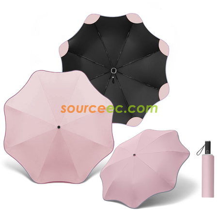 客製化圓角反光條摺疊雨傘禮品