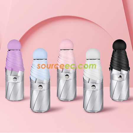 客製化五摺晴雨两用折叠伞禮品