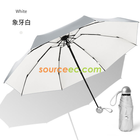 客製化五摺晴雨两用折叠伞禮品