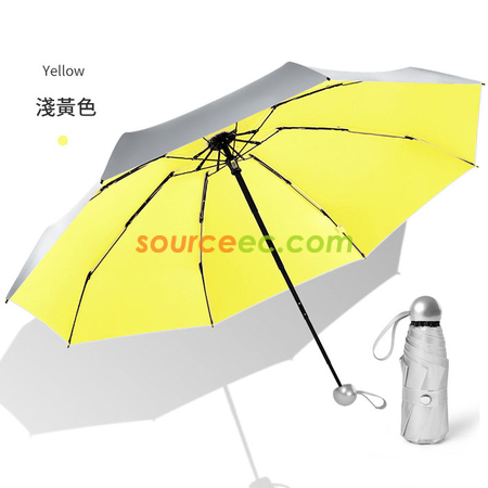 客製化五摺晴雨两用折叠伞禮品
