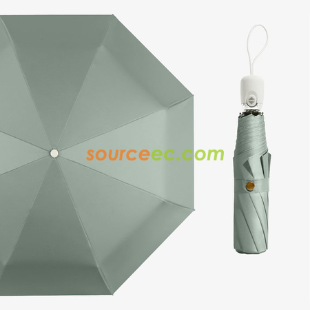 客製化純色三摺自動廣告雨傘禮品