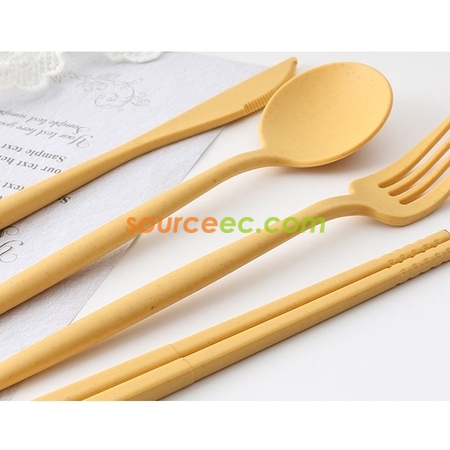客製化麥稈餐具套裝禮品