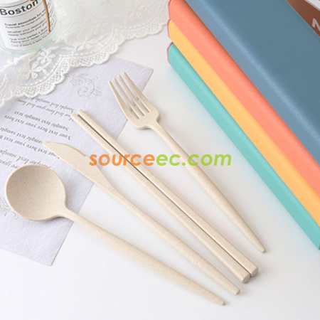 客製化麥稈餐具套裝禮品