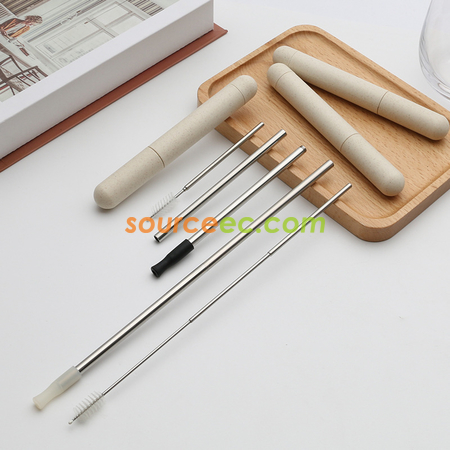 客製化不銹鋼折疊吸管禮品