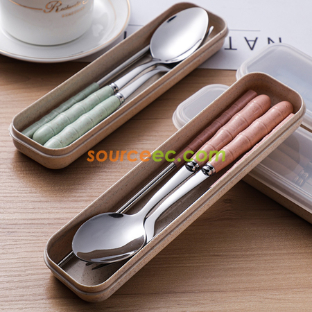 客製化麥稈餐具套裝禮品