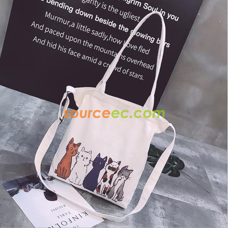 客製化帆布手提斜挎包禮品