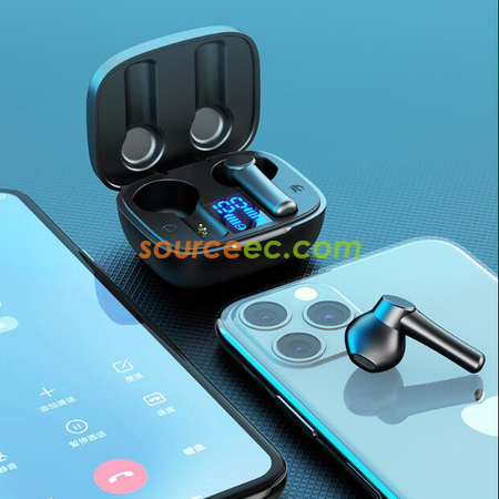 客製化簡約時尚數顯藍牙耳機禮品