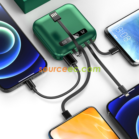 客製化帶線行動電源禮品