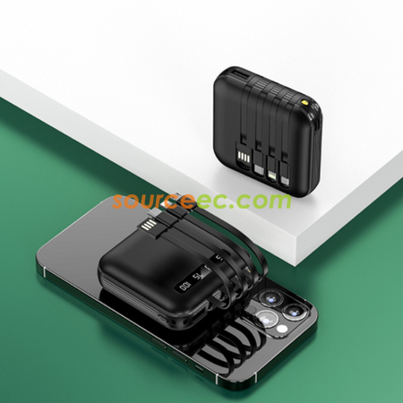 客製化帶線行動電源禮品