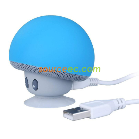 客製化藍牙蘑菇吸盤小音響禮品