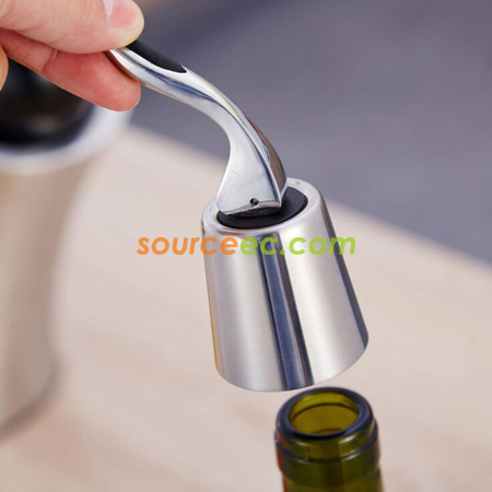 客製化不鏽鋼紅酒塞禮品