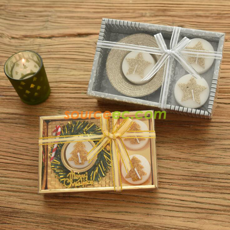 客製化聖誕裝飾蠟燭禮品