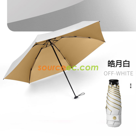 客製化五摺6骨過膠迷你口袋傘禮品