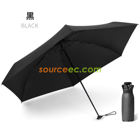 客製化五摺6骨過膠迷你口袋傘禮品