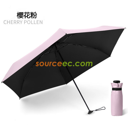 客製化五摺6骨過膠迷你口袋傘禮品