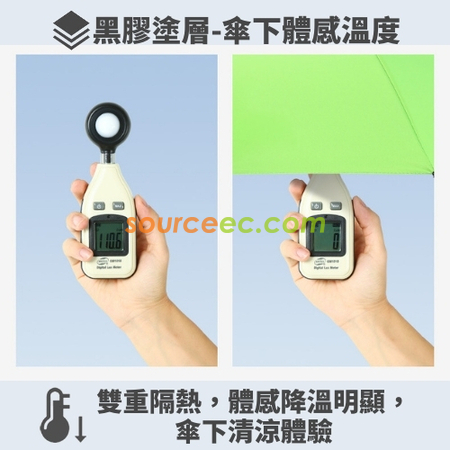 客製化8骨純色三摺自動雨傘禮品