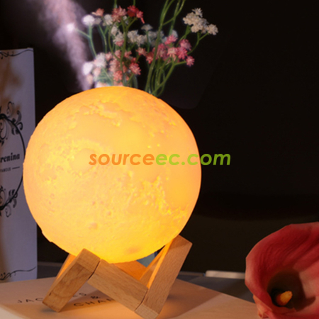 3D月球夜燈加濕器