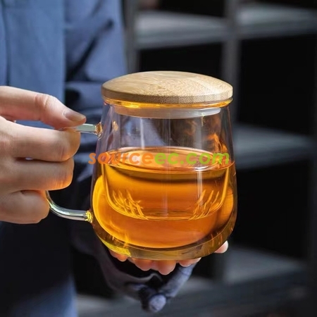 客製化玻璃泡茶杯禮品