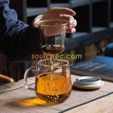 客製化玻璃泡茶杯禮品
