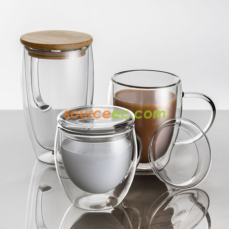 客製化竹蓋玻璃泡茶杯禮品