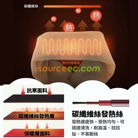 客製化石墨烯智能發熱圍巾禮品