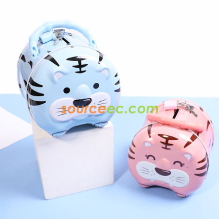 客製化可愛虎錢罐禮品