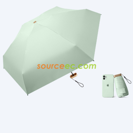 客製化六摺迷你口袋傘禮品