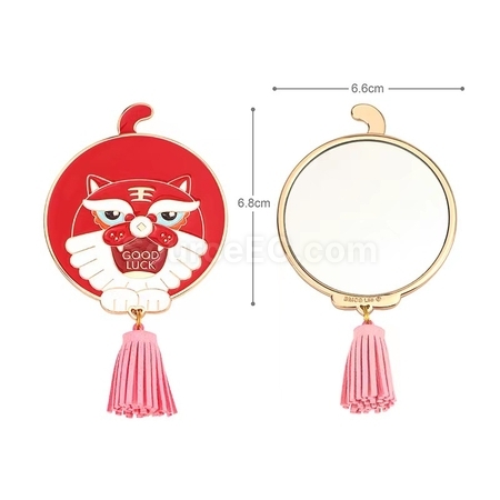 客製化老虎合金鏡子禮品