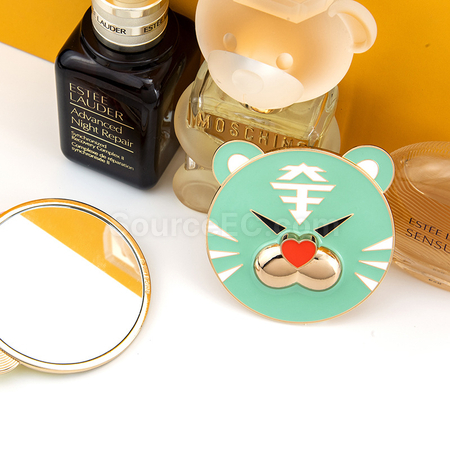 客製化老虎合金鏡子禮品