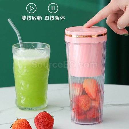 客製化便擕式榨汁機玻璃杯套裝禮品