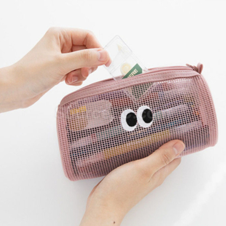 客製化可愛卡通網眼筆袋禮品