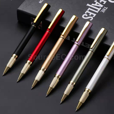 客製化高檔彩漆中性簽字筆禮品