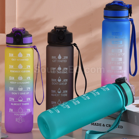 客製化1000ML磨砂便攜水樽禮品