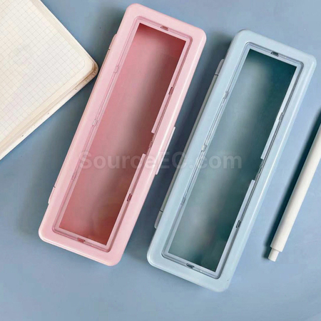 客製化透明翻蓋禮品文具盒禮品
