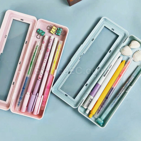 客製化透明翻蓋禮品文具盒禮品