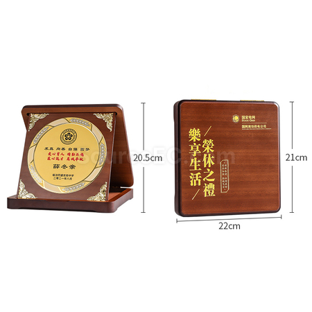 客製化可折疊木質獎牌禮品