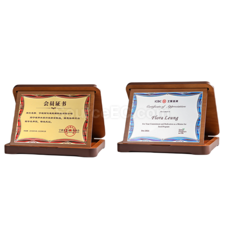 客製化可折疊木質獎牌禮品