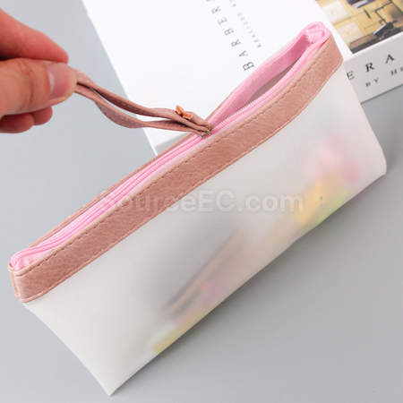 客製化果凍膠拼色筆袋禮品