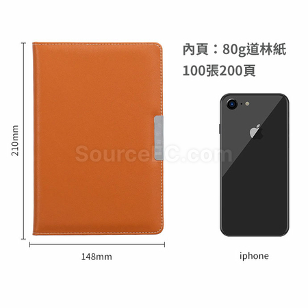 客製化A5簡約軟皮筆記本禮品